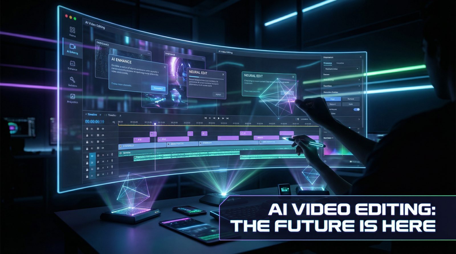 青柠视频 AI视频剪辑演示